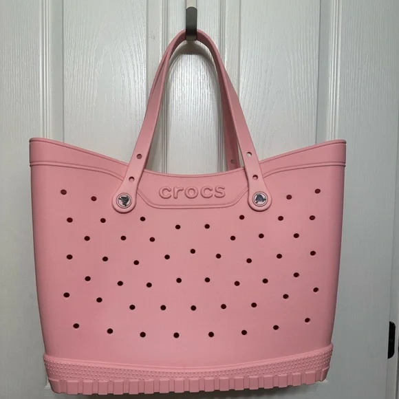 NWT Crocs Large Classic Tote Bag - Light Pink - Picture 3 of 6